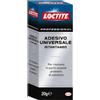 Loctite Adesivo Universale Istantaneo, Colla cianoacrilica universale, Cianoacrilato trasparente, Colla per metallo e gomma, 1 Tubetto da 20g