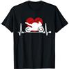 Motorcycle collection for bikers Moto Battito Cardiaco Biker Bici Moto impulso Maglietta