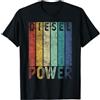 Vintage Diesel Car Mechanic Apparel Divertente Regalo Vintage Diesel Power per Camion fumogeni Meccanico Maglietta
