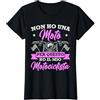 Motocicletta Regali Motociclista Regalo Donne Passeggero di Moto Maglietta