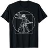 Wowsome! Camicia Chitarra da Vinci Vitruviano Uomo Chitarrista Musicisti Maglietta