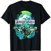Jurassic World Blue Green Jungle Velociraptor Attack Maglietta