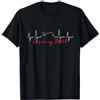 Motociclo Regalo Battito Cardiaco Motociclo Moto da Corsa Motociclista Maglietta
