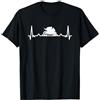 Perfect Motorcyclist Gift Idea For Biker Motocicletta Battito cardiaco di Motociclista Maglietta