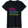 Compleanno T-Shirt 1976. Woman Myth Lege Compleanno Regalo Vintage 1976. Year Woman Myth Legend Maglietta
