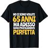 Regalo Femmina 65 Anni Divertente Donna Regalo Femmina 65 Anni Divertente Compleanno Donna Maglietta