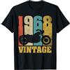 Vintage Motocicletta Motociclista T-shir 58 Compleanno Motociclette T-Shirt Vintage 1968 Motociclista Maglietta
