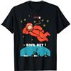 USSR Soviet Shirts Maglietta retrò con scritta in lingua inglese "There's No God" con Yuri Gagarin Space Maglietta