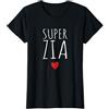 Regali per la migliore zia Super Zia Amore Migliore Zia del Mondo Regalo Maglietta
