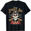 Caribbean Sea Crossbones Pirate Pirata delle ossa incrociate del Mar dei Caraibi Maglietta