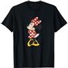Disney Minnie Mouse Red Polka Dot Dress & Bow Yellow Shoes Maglietta