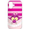 Disney Custodia per iPhone 17 Disney Alice nel Paese delle Meraviglie Stregatto Rosa Strisce