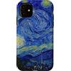 Klassiker der KunstGeschichte Van Gogh La Notte Stellata Pittura Arte Moderna Custodia per iPhone 11