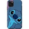 Disney Custodia per iPhone 11 Pro Max Disney Lilo and Stitch Cute Stitch Face Slate Gray