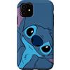 Disney Custodia per iPhone 11 Disney Lilo and Stitch Cute Stitch Face Slate Gray