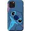 Disney Custodia per iPhone 11 Pro Disney Lilo and Stitch Cute Stitch Face Slate Gray