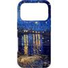 Just In Cases Co. Custodia per iPhone 17 Pro Cover per telefono con dipinto di Van Gogh del Rodano della Notte Stell