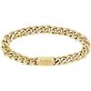 BOSS Jewelry Braccialetto a catena da uomo Collezione CHAIN FOR HIM in Acciaio Inossidabile - Disponibile in versione Oro o Argento, Gold, Wide