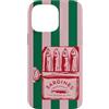 Cute Stripes LINES PATTERN Retro Sardine Tin Pink Sardi Stripes Summer Moodboard carino Custodia per iPhone 14 Pro Max