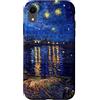 Just In Cases Co. Cover per telefono con dipinto di Van Gogh del Rodano della Notte Stell Custodia per iPhone XR