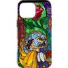 Disney La Bella e la Bestia - Vetro colorato Belle e Principe Custodia per iPhone 16 Pro Max