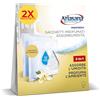 Ariasana Minifresh Coccole di Vaniglia Sacchetti profumati, Sacchetti assorbi umidità armadio e deodoranti 2 in 1, Profumatore armadio, cassetti e piccoli ambienti, sacchetti 2x50g