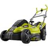 Ryobi Tosaerba Elettrico 1500W con Taglio 36 cm, Cesto Raccolta 45L, Mulching 2-in-1, Regolazione Altezza 20-70 mm, EasyEdge™, Impugnatura Ergonomica Vertebrae™, RLM15E36H
