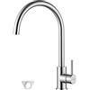 GRIFEMA G4008 Rubinetto Cucina, Miscelatore Cucina Cromo Lucido