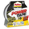 Pattex Power Tape, Nastro Telato Americano, Nastro Isolante Extra Forte per Carichi Pesanti, Per Tutti i Materiali, Impermeabile, Universale, Per Riparazioni, Fissaggio, Imballaggio, Bianco, 48mmx10m