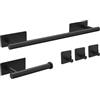 Ibergrif M34452B Set porta asciugamani da bagno