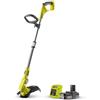 Ryobi Tagliabordi Decespugliatore a Batteria 18V ONE+, Batteria 2.0Ah, Caricabatterie, Taglio 25-30 cm, Funzione Bordatura EasyEdge, Asta Telescopica, Impugnatura Ergonomica, RLT183220S