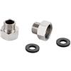 Ibergrif M91501 Adattatore G3/8 a G1/2, Riduttore Filettato