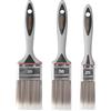 GRIFEMA GA4201-3 Pennelli Pittura, Pennello da 1/1,5/2 Pollici, per Mobili, Pareti, Ringhiere, Cancelli, 3 Pezzo
