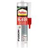Pattex SL 620 Serramenti ed Edilizia Sigillante trasparente, Silicone per lattoneria, serramenti, ecc., Sigillante impermeabile per materiali vari, cartuccia da 300 ml