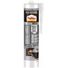 Pattex Barbecue e Caminetti Silicone alte temperature, Sigillante verniciabile resistente alla fiamma diretta, Silicone grigio per caldaie, camini, forni e stufe, 1 x 280 ml