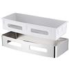 Ibergrif M34030 - Mensola Portaoggetti Doccia Adesiva, Porta Oggetti Bagno da Muro, Acciaio, Plastica