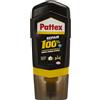 Pattex 100% Colla Multiuso Universale Trasparente, Adesivo Pattex extra resistente con forte presa iniziale, Colla per plastica e altri materiali come metallo, legno, plastica, pietra, 1x50g