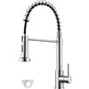 Ibergrif Rubinetto Cucina, Miscelatore Cucina Estraibile Inox Spazzolato
