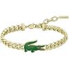 Lacoste Braccialetto a catena da uomo Collezione ARTHOR in Acciaio Inossidabile, Oro Gold