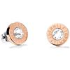 Tommy Hilfiger Jewelry Orecchini a Perno da Donna in Oro Rosso con Cristalli - 2700752
