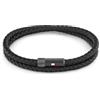 Tommy Hilfiger Jewelry Braccialetto da Uomo In Pelle Nero - 2790262S