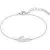 Lacoste Orecchini a perno da donna Collezione CROCODILE disponibile in Silver Taglia unica
