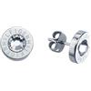 Tommy Hilfiger Jewelry Orecchini a Perno da Donna in Acciaio Inossidabile con un Cristallo - 2700259