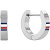Tommy Hilfiger Jewelry Orecchini Huggies o a Perno da Uomo in Acciaio Inossidabile - Disponibili in Oro o Argento