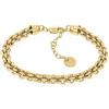 Tommy Hilfiger Gioielli da Donna: Bracciale a Catena in Acciaio Inossidabile Placcato Oro 23K e Collana Coordinata