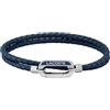 Lacoste Braccialetto in pelle da uomo Collezione STARBOARD disponibile in Blue Taglia unica