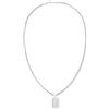 Tommy Hilfiger Jewelry Collana da Uomo in Acciaio Inossidabile con Una Placca Incisa - 2790316