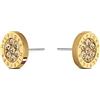 Tommy Hilfiger Jewelry Orecchini a Perno da Donna in Oro Giallo con Cristalli - 2780566