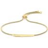 Calvin Klein Braccialetto a catena da donna Collezione ELONGATED DROPS in Acciaio Inossidabile, Oro (Gold)