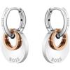 BOSS Jewelry Orecchini Huggies da Donna Collezione MEDALLION in Acciaio Inossidabile - 1580231